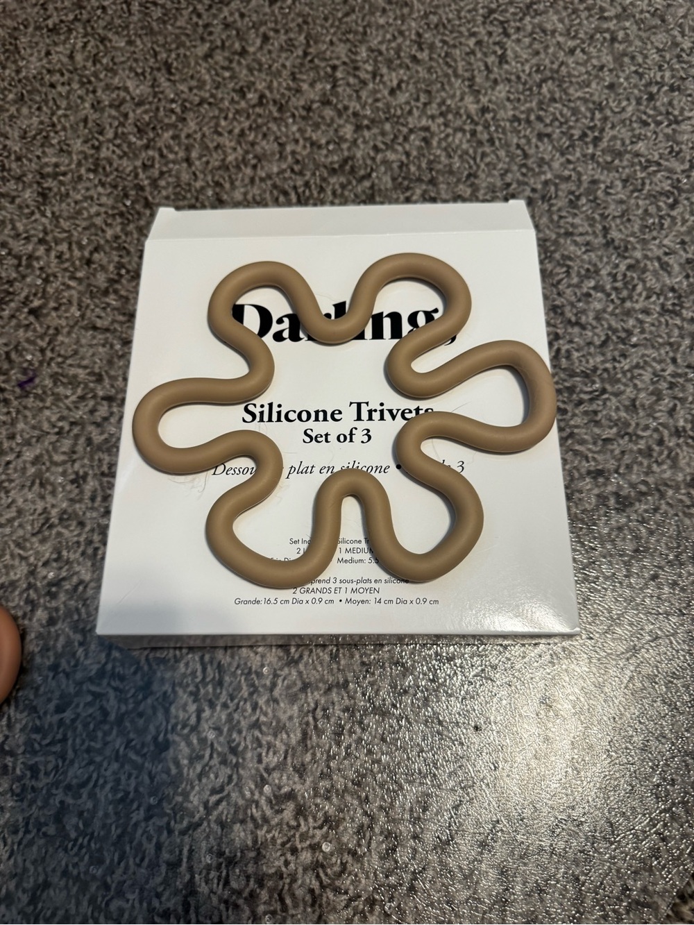 Darling Silicone Trivet Set of 3 - 2 sizes